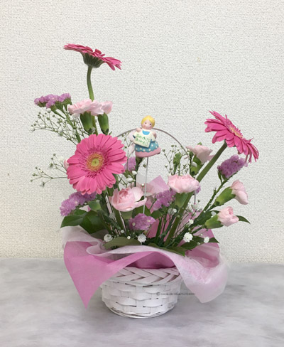 母の日　生花　フラワーアレンジメント教室　大阪